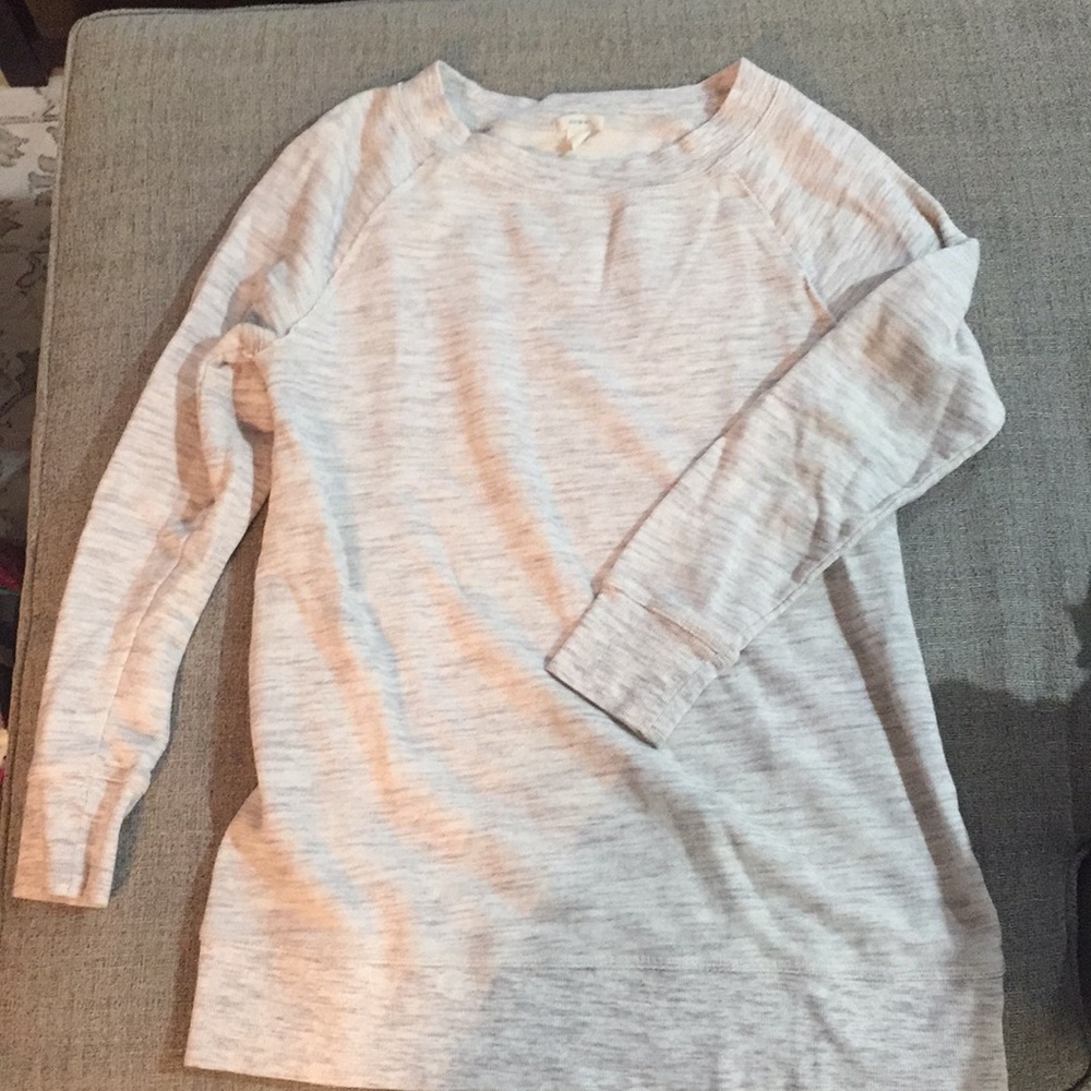 Heather grey long sweatshirt